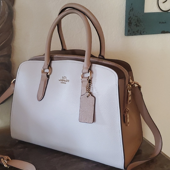 Coach colorblock Channing Carryall - Picture 1 of 14